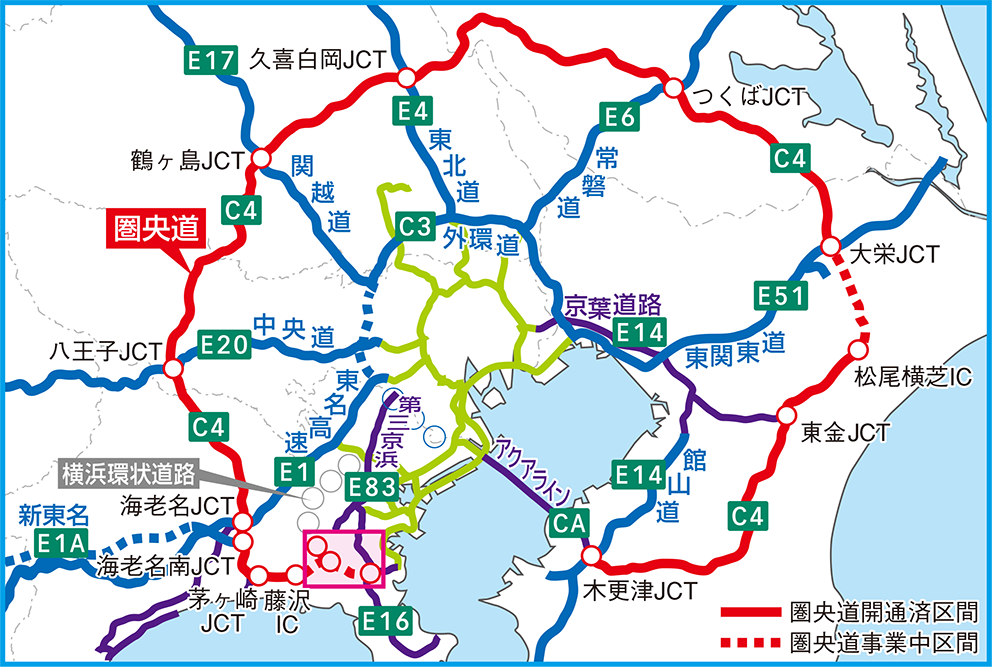 道路の概要 よこかんみなみ 横浜環状南線 道路の概要 よこかんみなみ 横浜環状南線