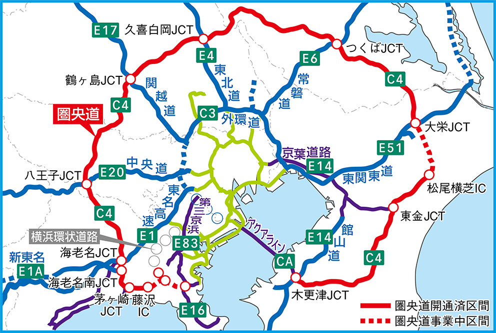 道路の概要 よこかんみなみ 横浜環状南線